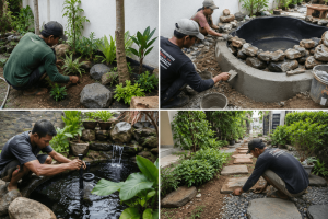 tukang taman kolam